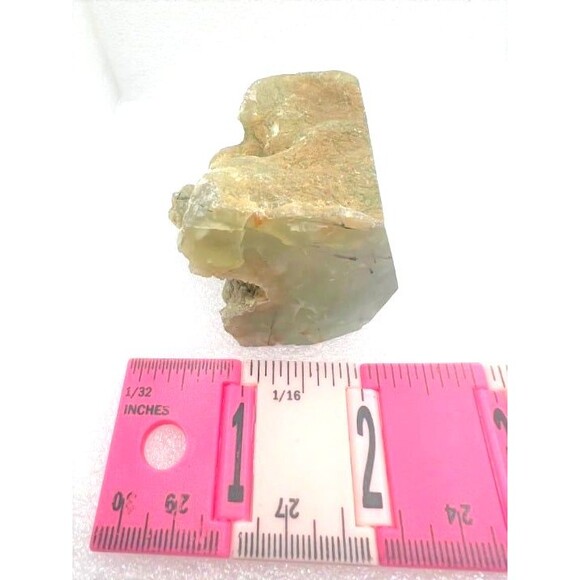 Beautiful Prehnite Raw Edge Point - Picture 8 of 8